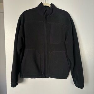 OUTDOOR VOICES Zip-Up Black Fleece